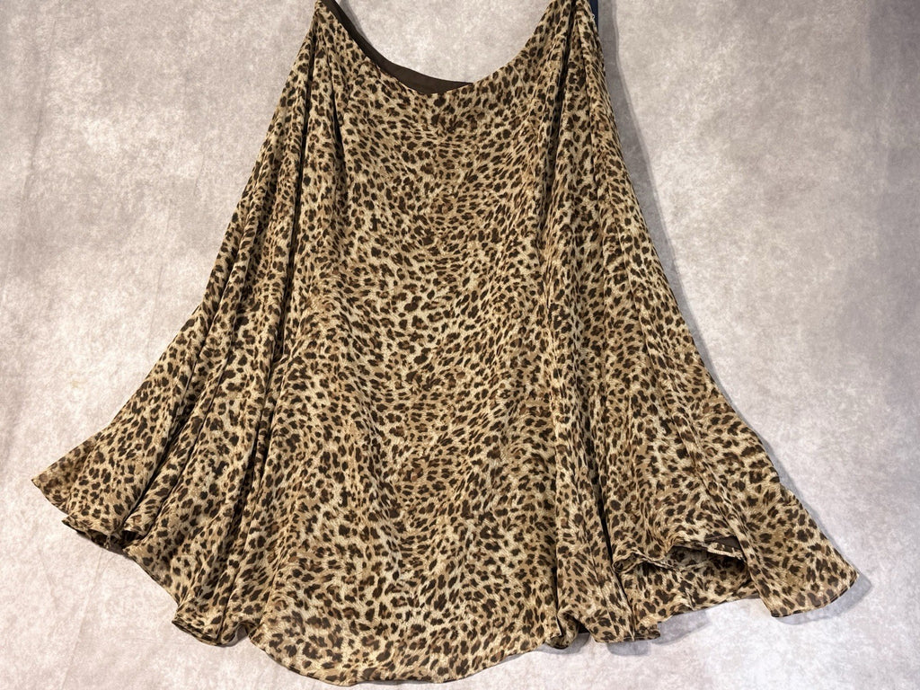 NWT Vintage Chaps Leopard Print Skirt Women’s Size 20W