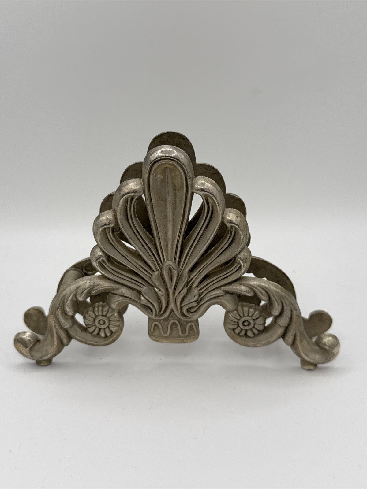 Vintage Silver Plate Knife Rest Italy Knife Holder  With matching Napkin Holders