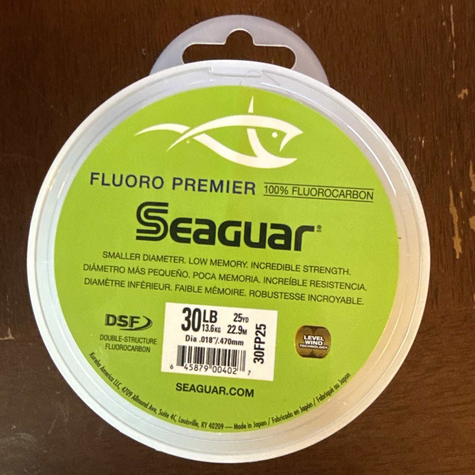 Seaguar Fluoro Premier 30lb 25yd