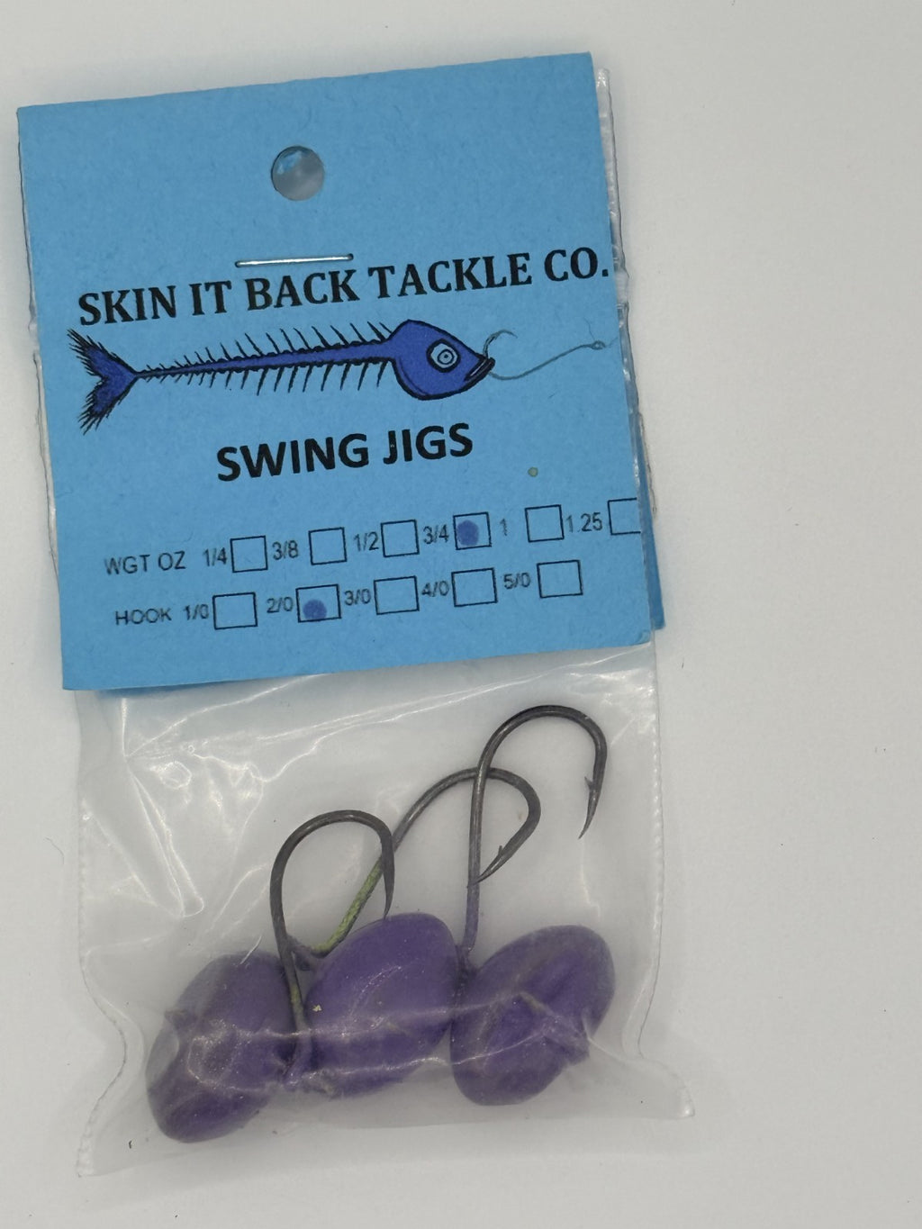 Skin It Back Swing Jig Multiple Sizes 3pcs per pk