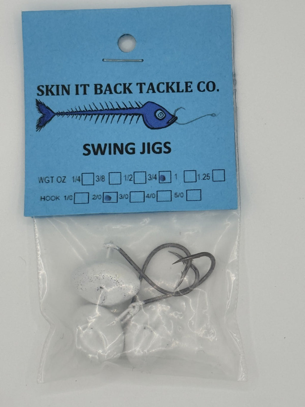 Skin It Back Swing Jig Multiple Sizes 3pcs per pk