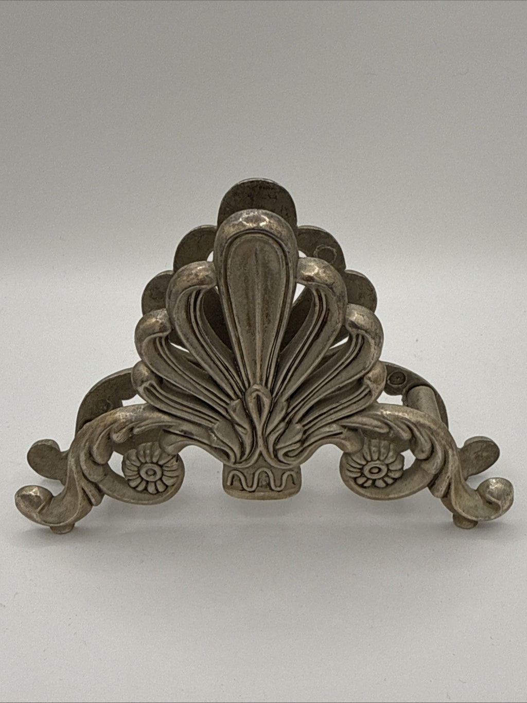 Vintage Silver Plate Knife Rest Italy Knife Holder  With matching Napkin Holders