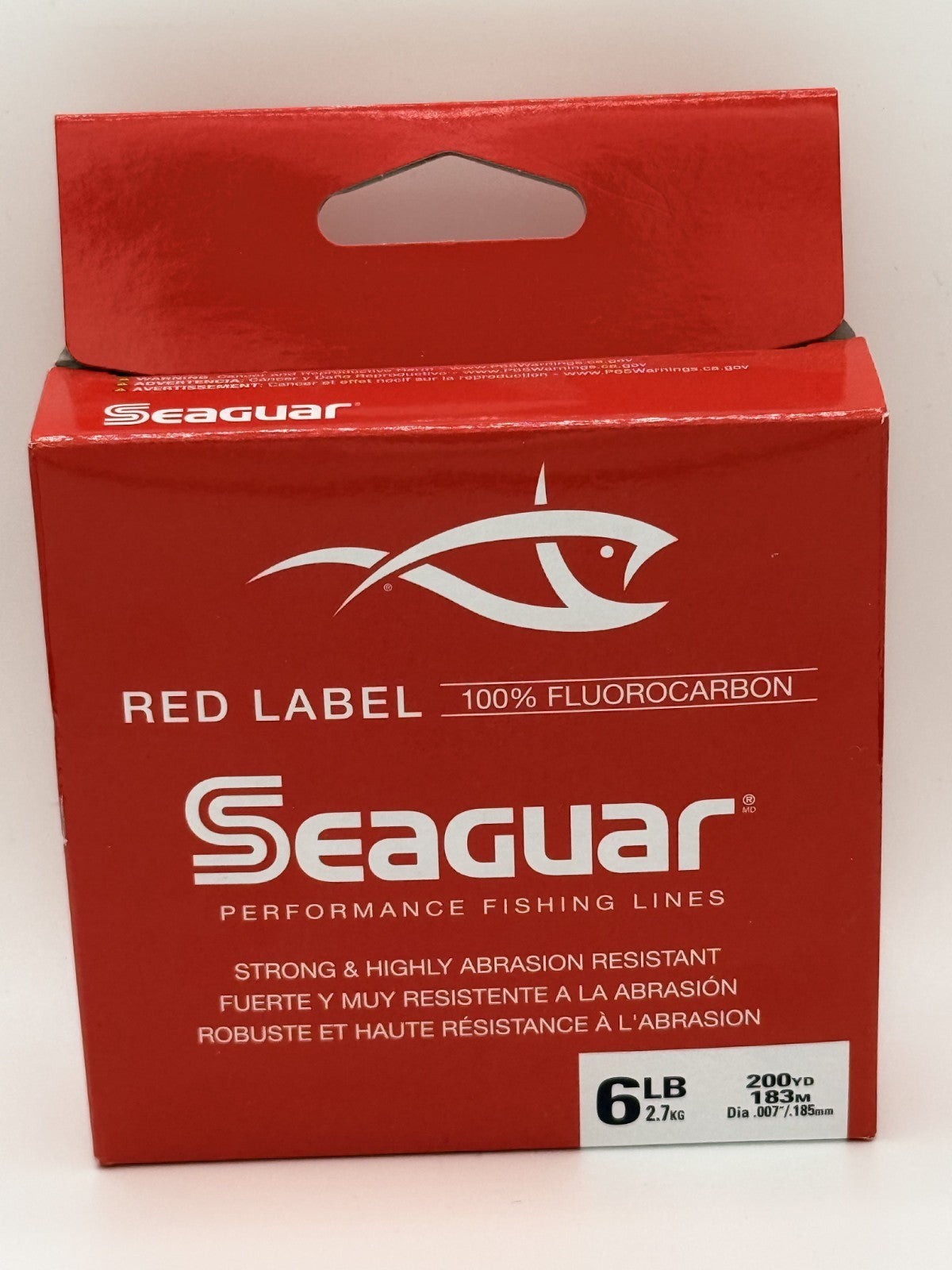 Seaguar 06RM250 Red Label 100% Fluorocarbon Fishing Line 6lb 200yd