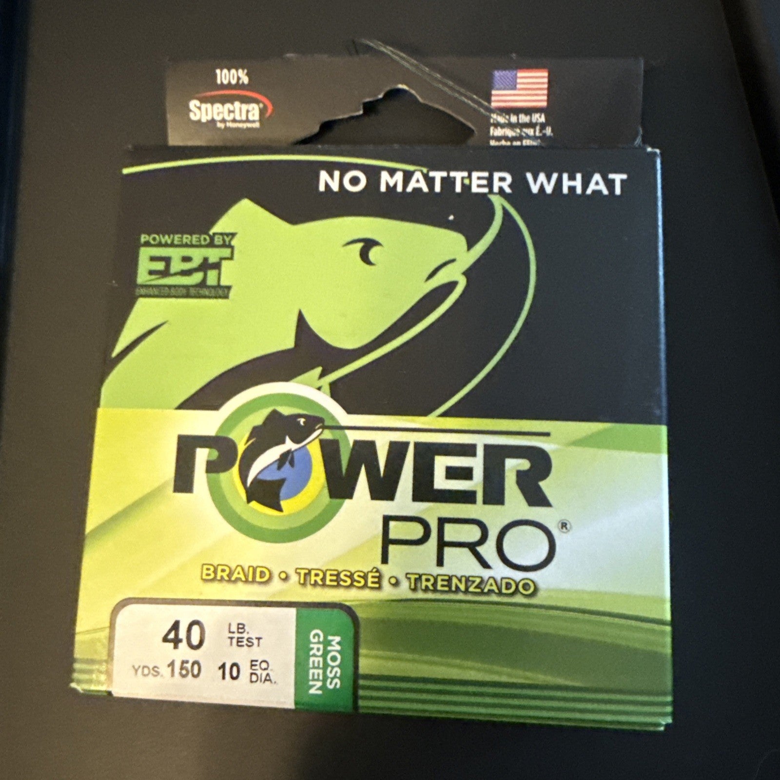 Power Pro Braided Line 40 Pound 150 Yards Green
