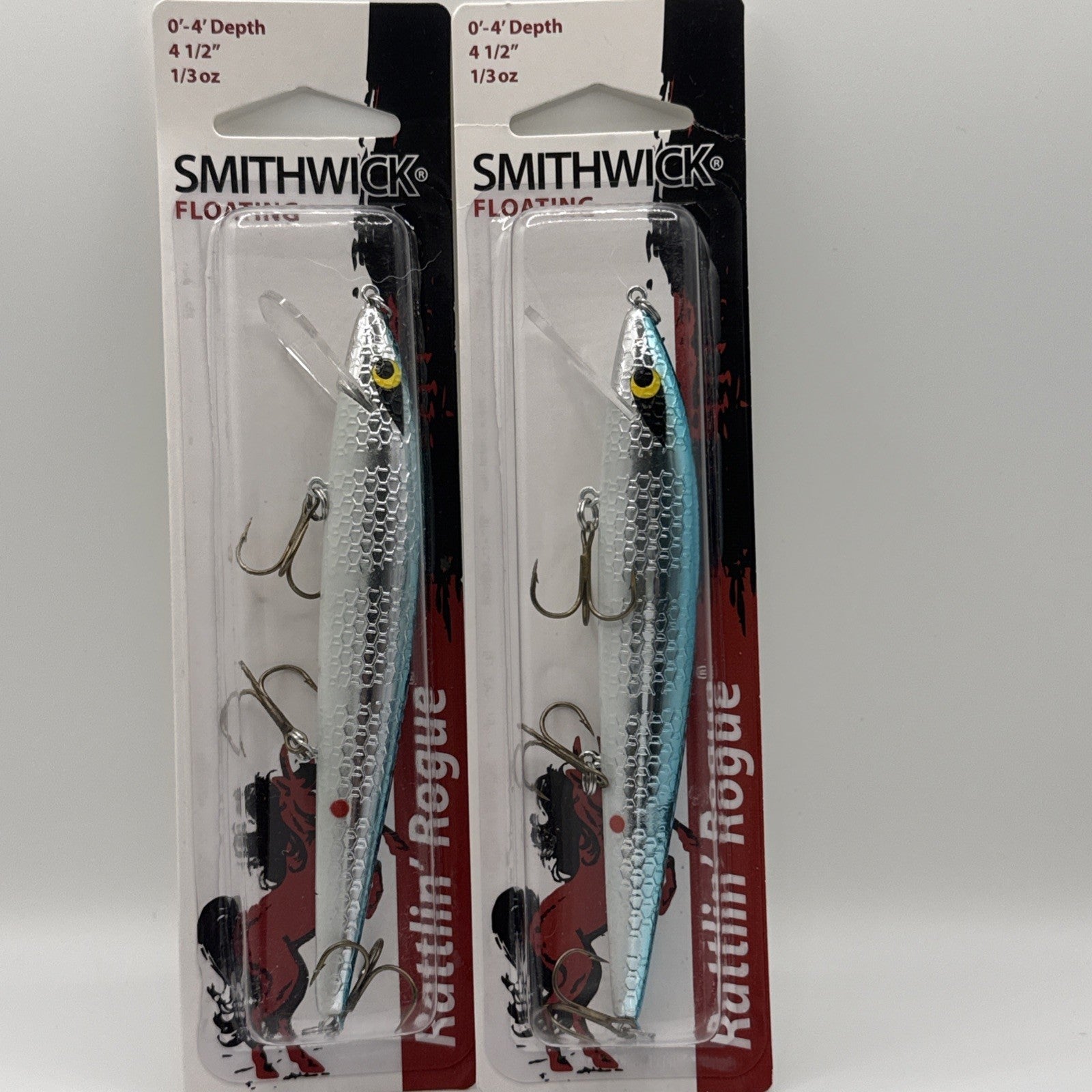 Smithwick Rattlin' Rogue 1/3oz   4 1/2" Chrome Blue BLK