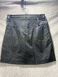 NWT NEW Forever 21 black mini skirt size S Jacquard textured  short