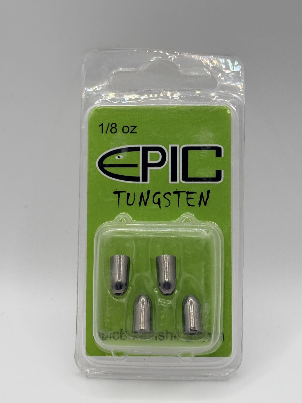 Epic Tungsten Weights Worm Silver Various Sizes