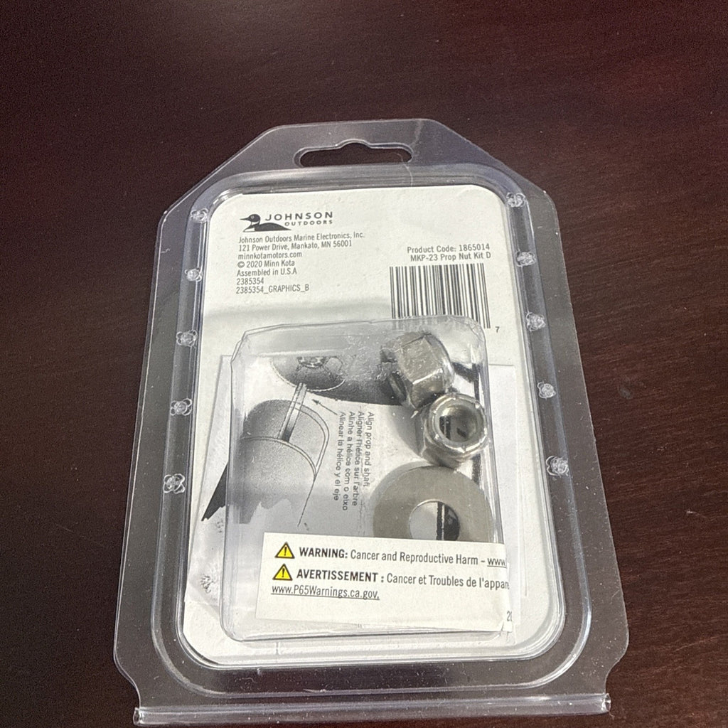 Minn Kota MKP-23 Prop & Nut Kit D 1865014 UPC 029402012817