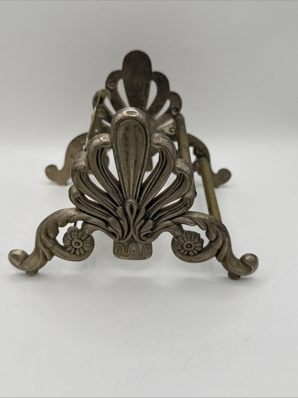 Vintage Silver Plate Knife Rest Italy Knife Holder  With matching Napkin Holders