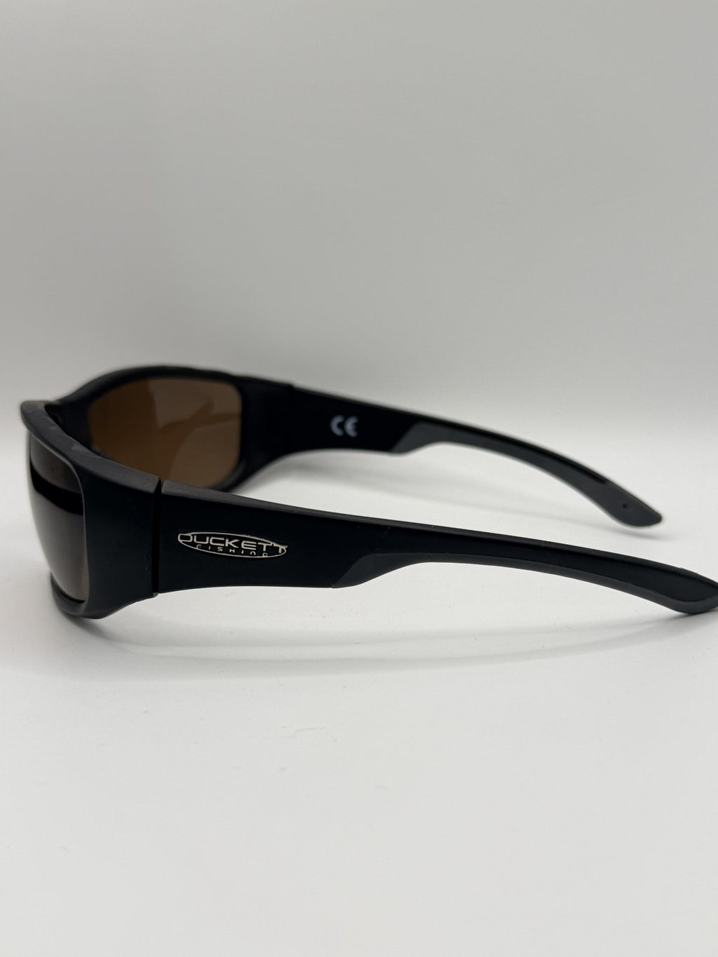 Duckett Fishing Jack-Black Frame Amber Polarized Lens Sunglasses NWT