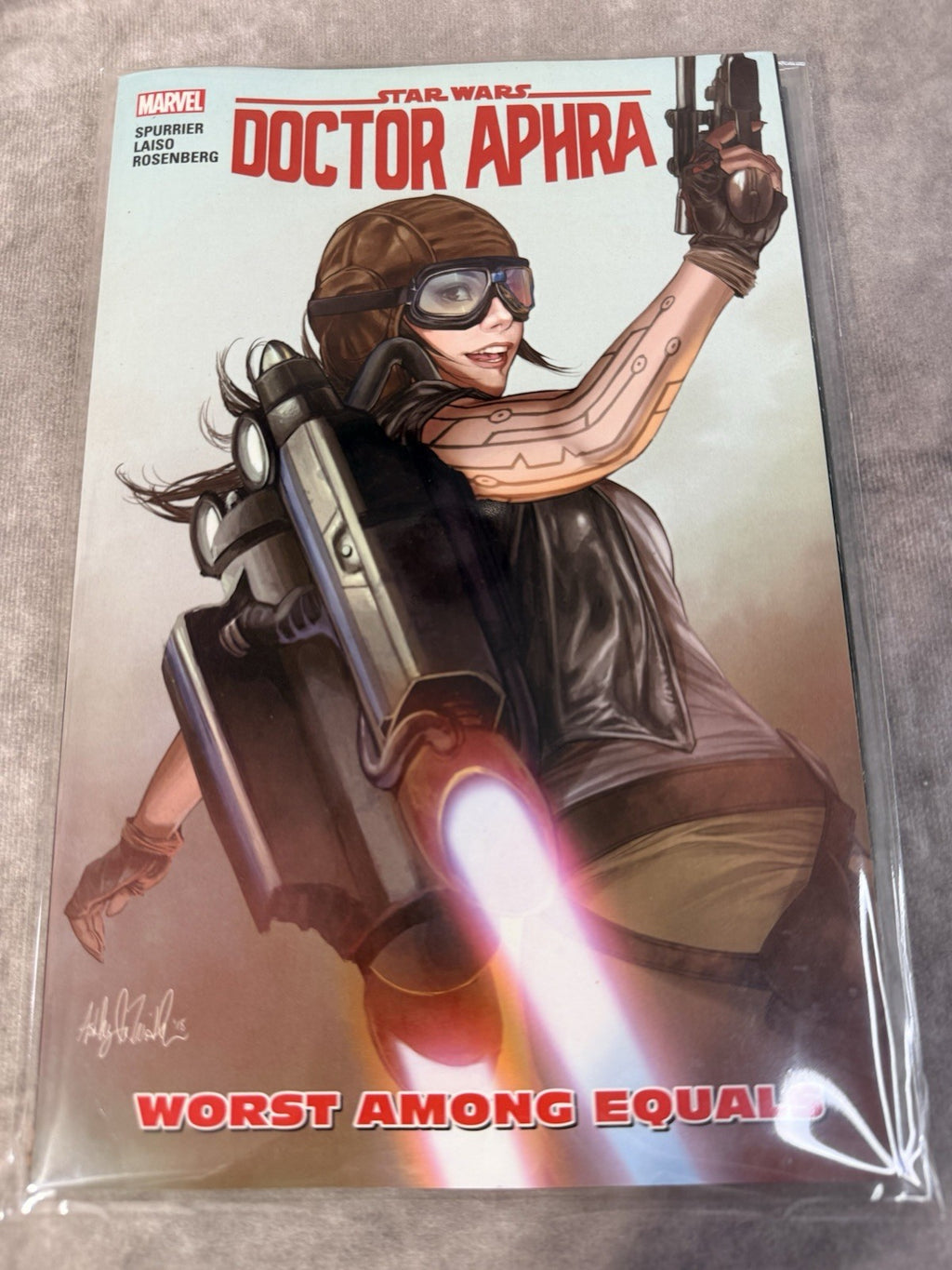 Set Of 7 Marvel Star Wars Comic Books In Protectors