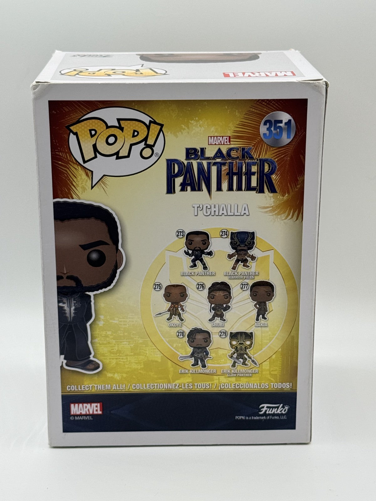 Funko Pop! - Marvel - Black Panther - T'Challa #351 Vinyl Figure