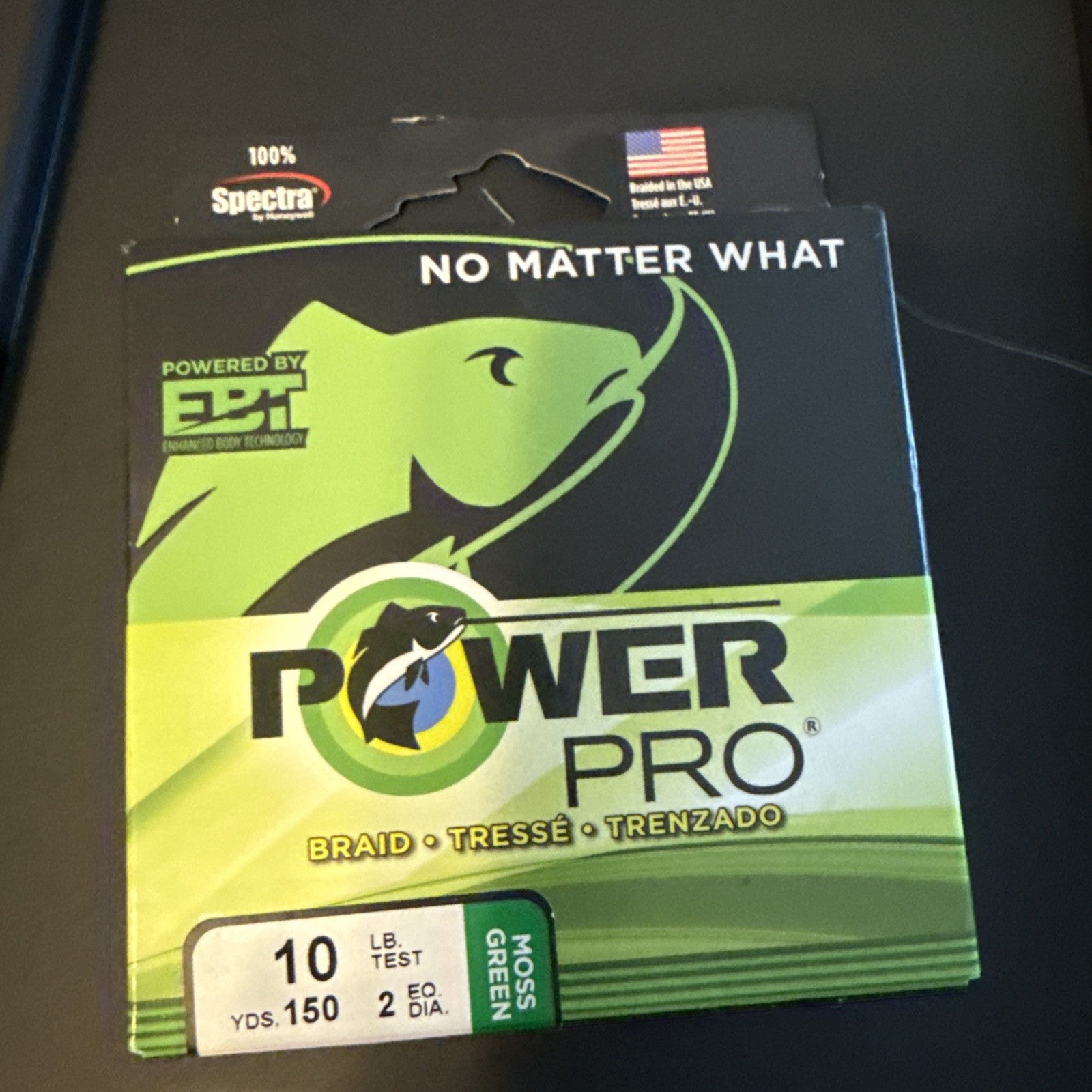 Power Pro 10 Pound 150 Yard Green Braided Line
