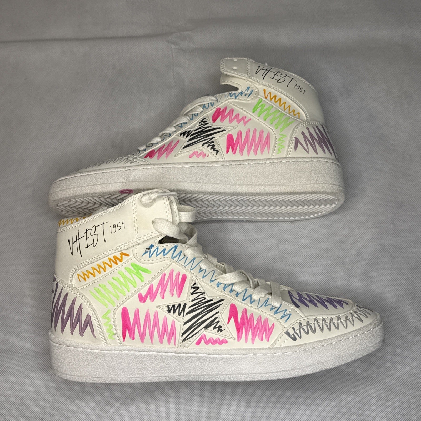 Vintage Havana Sneakers | Size 10 | Multi Swirl Hightop NIB