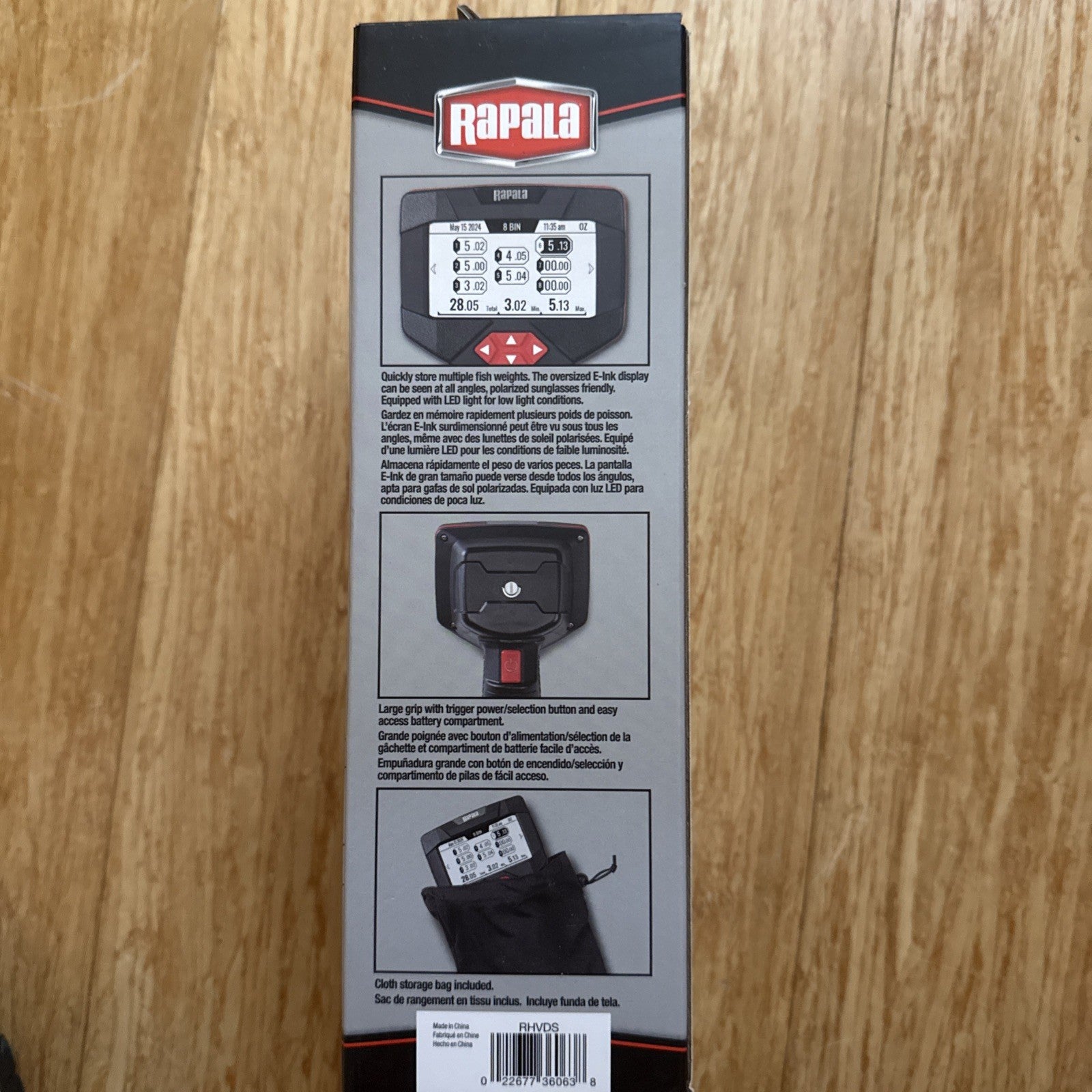 Rapala High-Vis Digital Scale 20 lb #RHVDS