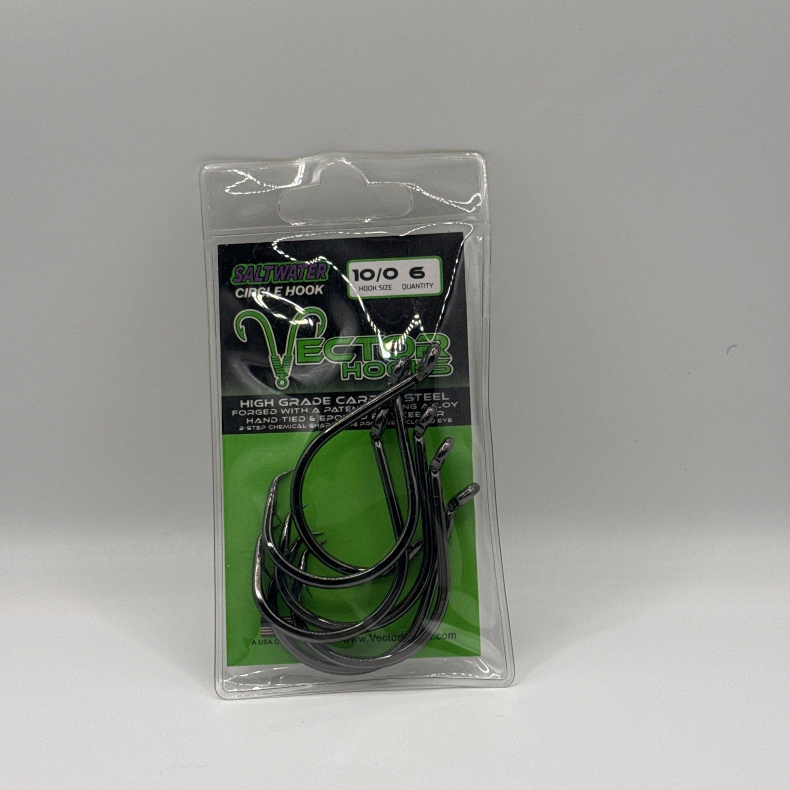 Vector Hooks Circle Hook 9/0  & 10/0  6ct