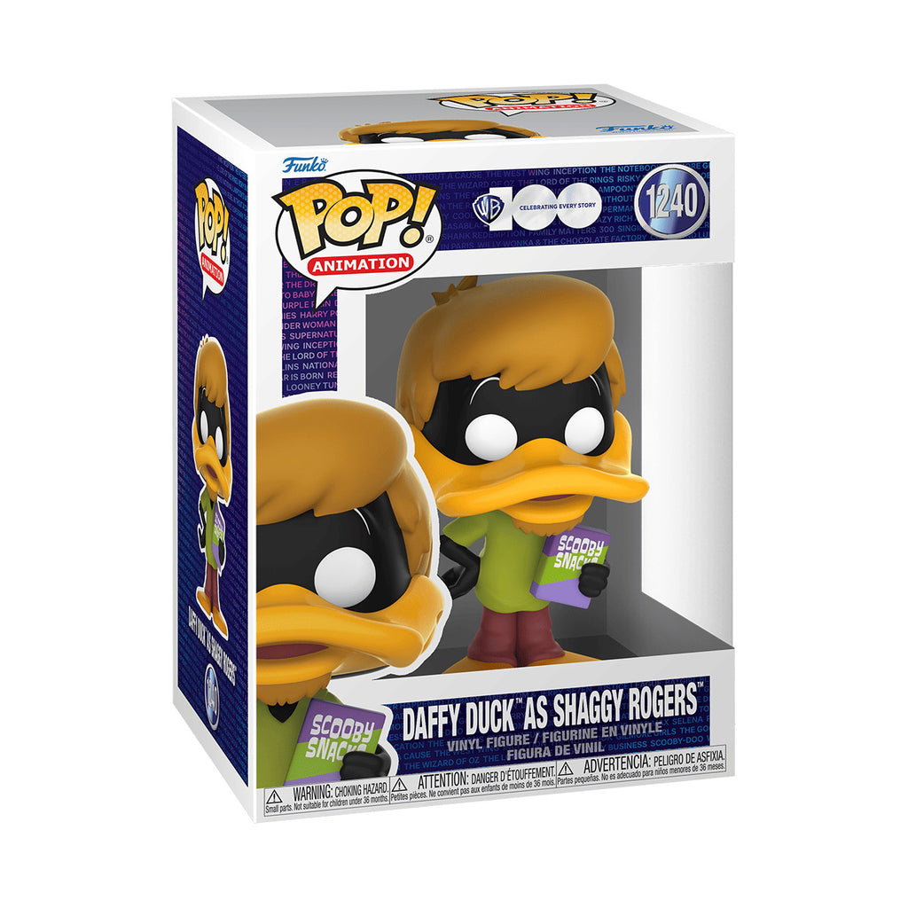 Funko Pop! Vinyl: Daffy Duck As Shaggy Rogers #1240 W/ Cover