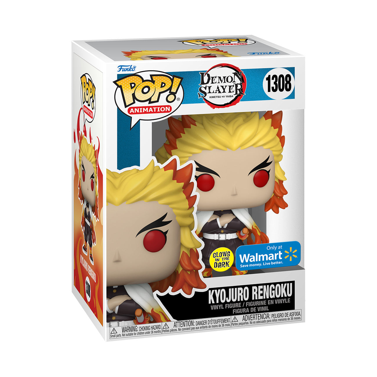 Funko Pop! Vinyl: Demon Slayer: Kimetsu no Yaiba - Kyojuro Rengoku SE GITD W/CVR